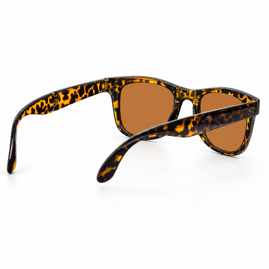 Lentes carey folding wayfarer.