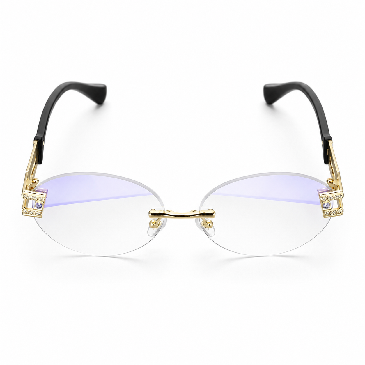 Lentes rimless Estilo Cuadrado.