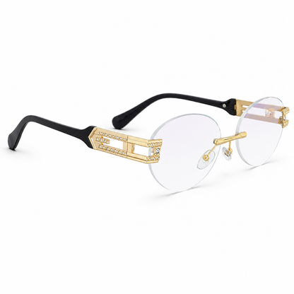 Lentes rimless Estilo Cuadrado.