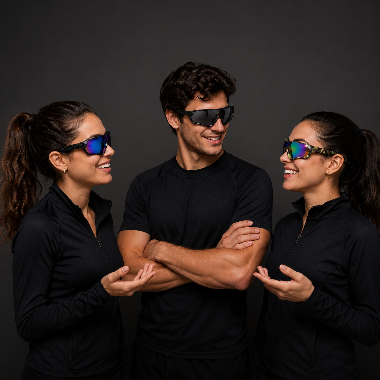 Lote de 5 Cajas de Lentes Deportivos de Sol para Ciclismo y Running.