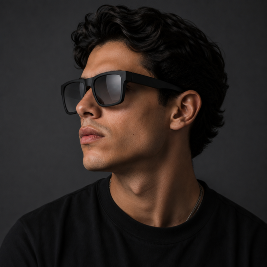 Lentes wayfarer cuadrado