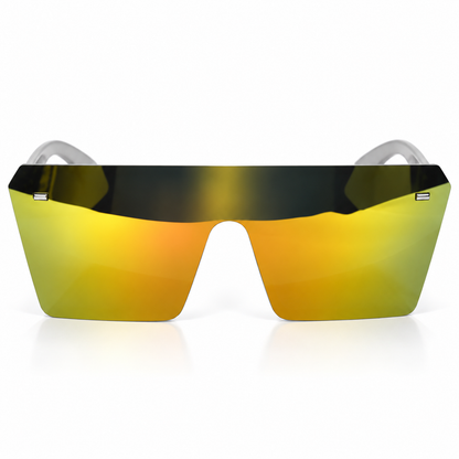 Lentes futuristas shield  Gris transparente