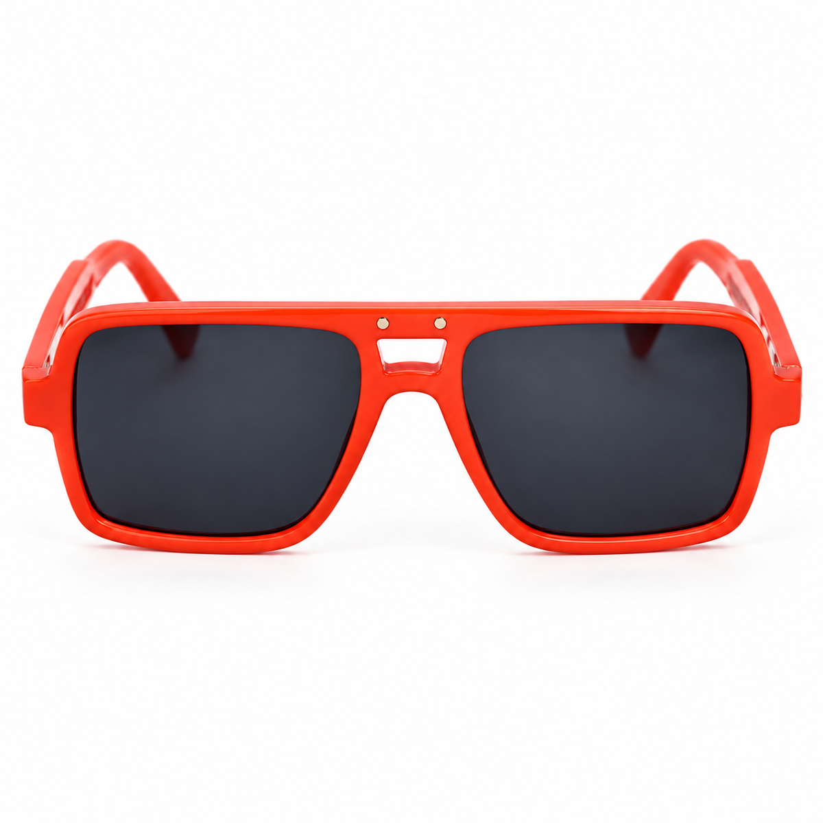 Lente aviador naranja
