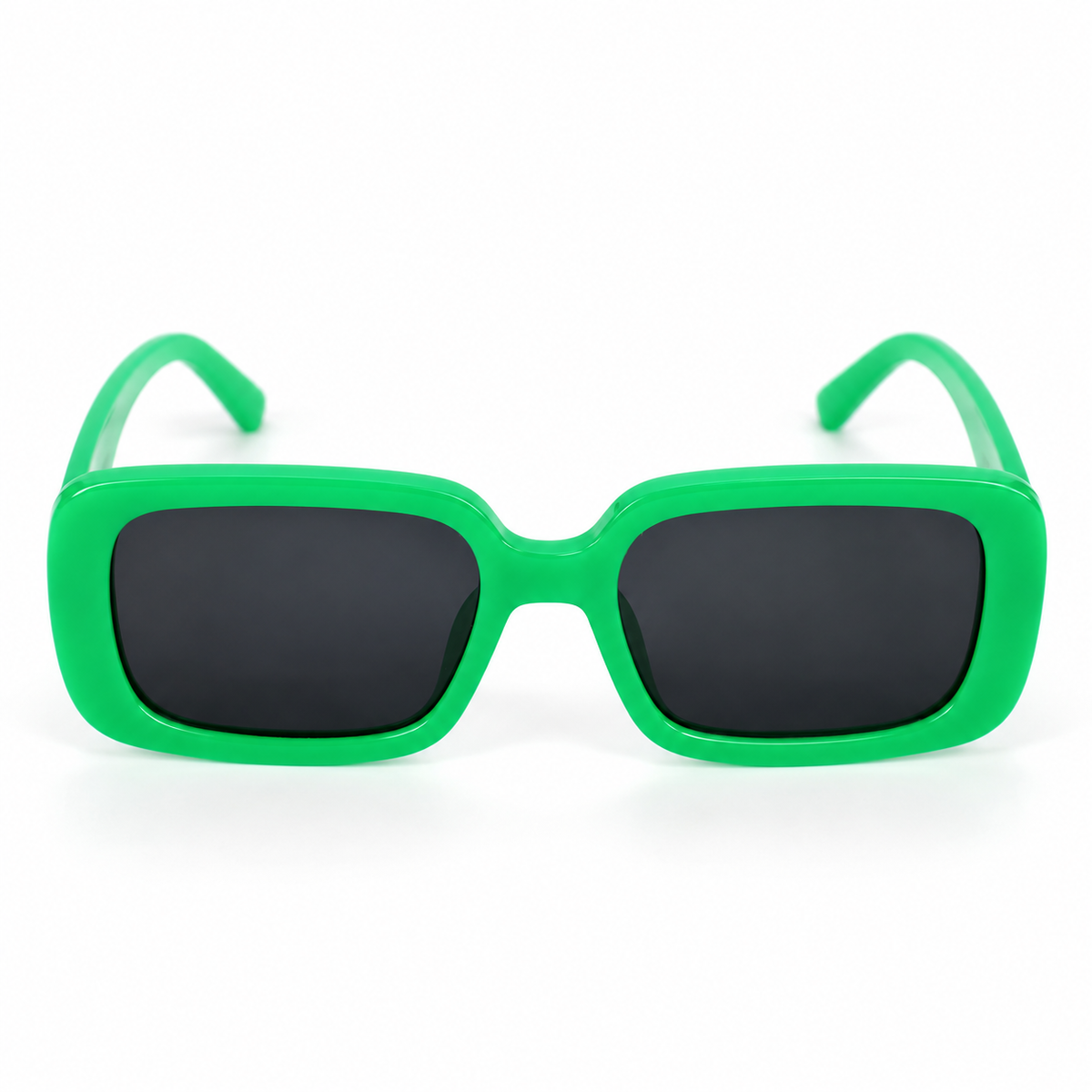 Lente rectangulares verde