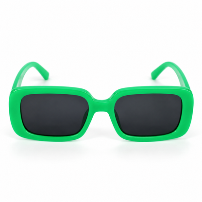 Lente rectangulares verde