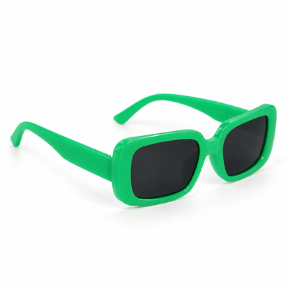 Lente rectangulares verde