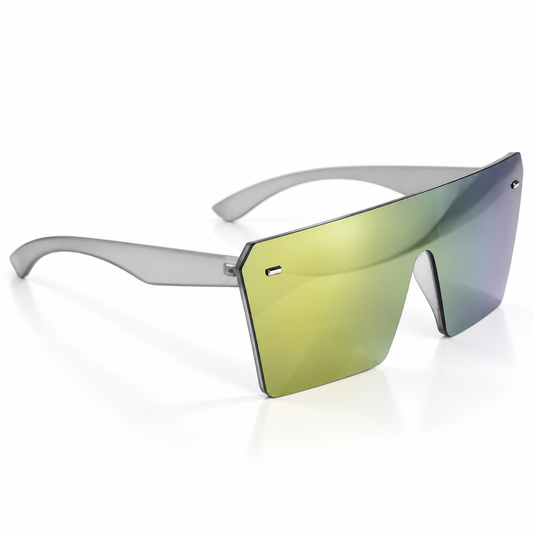 Lentes futuristas shield  Gris transparente