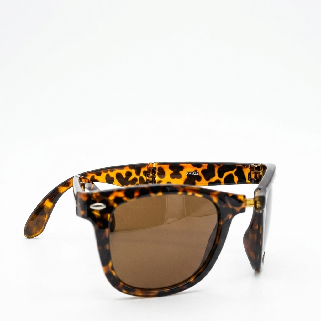 Lentes carey folding wayfarer.