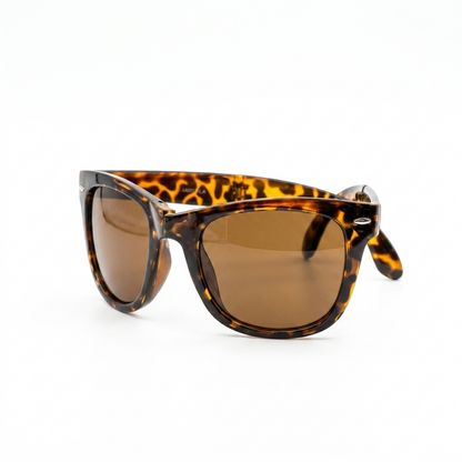 Lentes carey folding wayfarer.