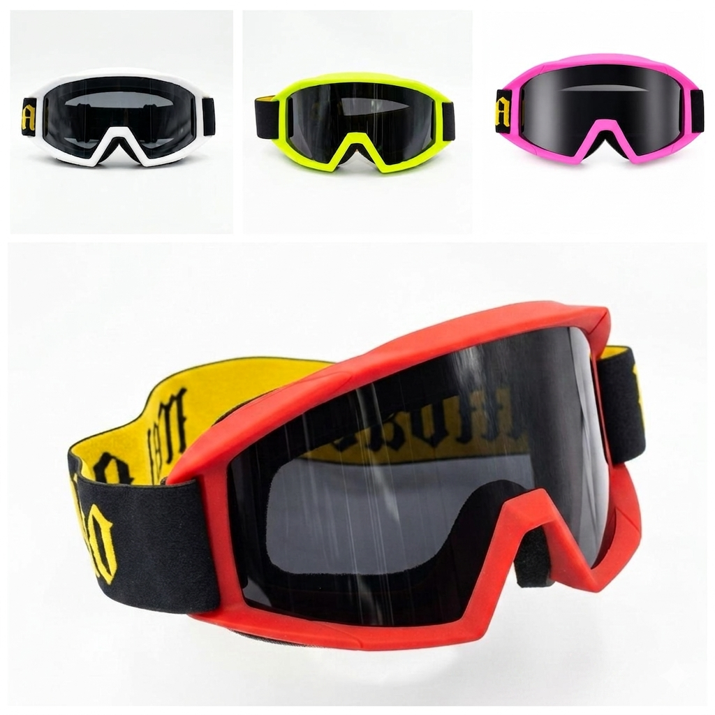 Caja de Goggles Malandro Off-Road Para Motocicleta y Bicicleta – Diseño Deportivo