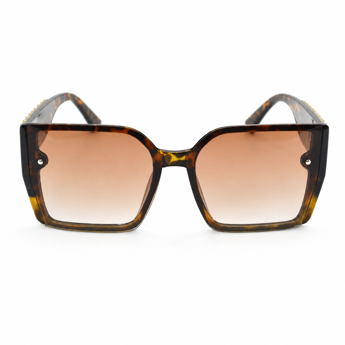 Lentes de Sol Carey Oversize con Mica Degradada