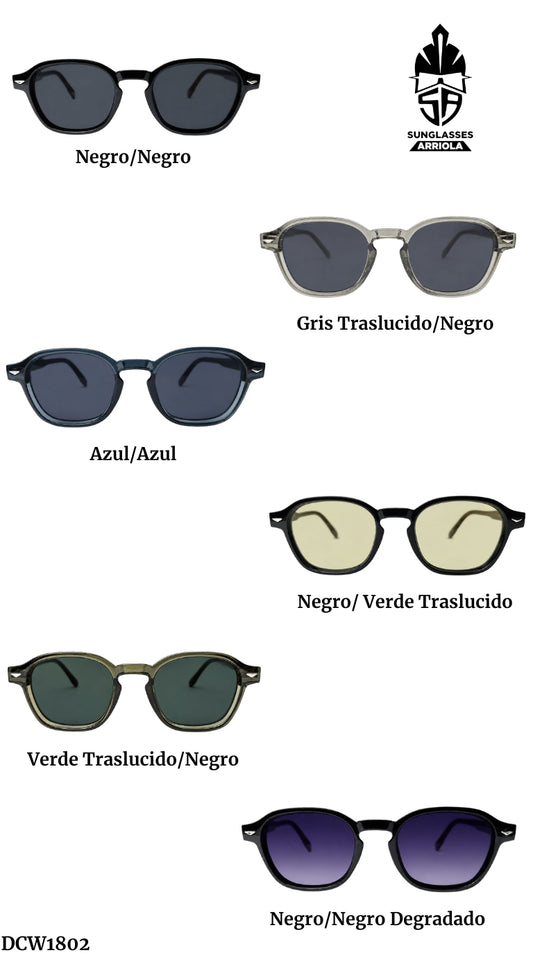 Pack de 5 lentes unisex bostón